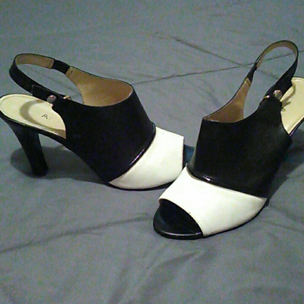 Woman shoe's and matching blouses.